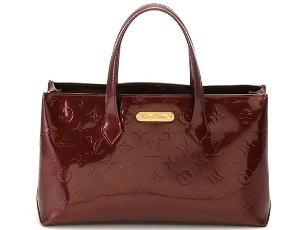 LOUIS VUITTON Tote Bag Wilshire Vernis Rouge Red Fauviste